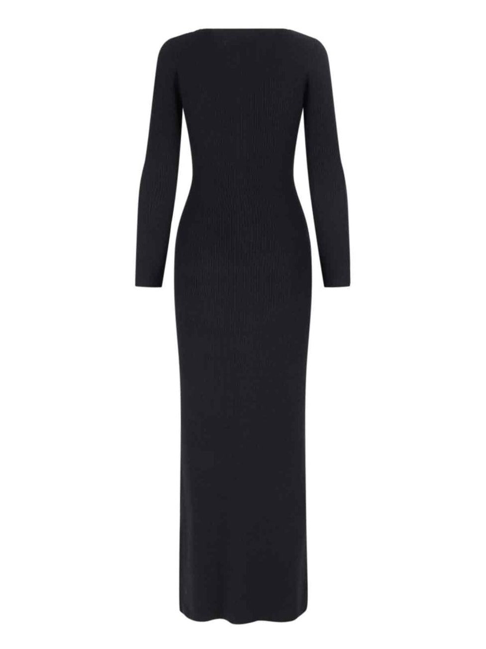 Nili Lotan "Roxy" Maxi Knitted Dress Black