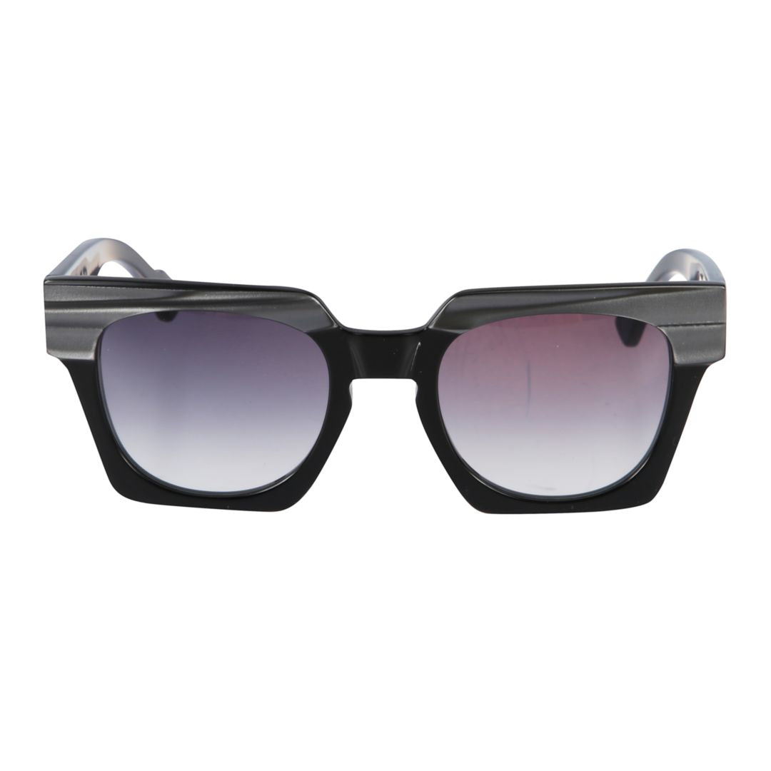 Portofino Oversized Square Frame Sunglasses with Glossy Finish