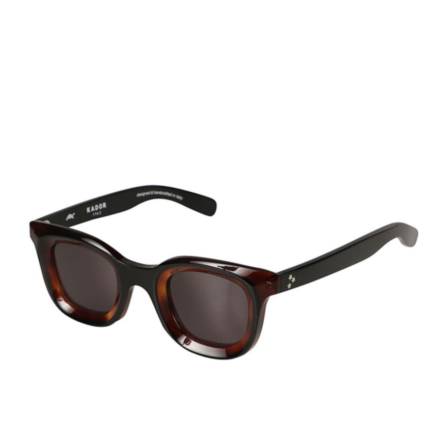 Joy Bold Rectangular Tortoiseshell Sunglasses with Star Accents