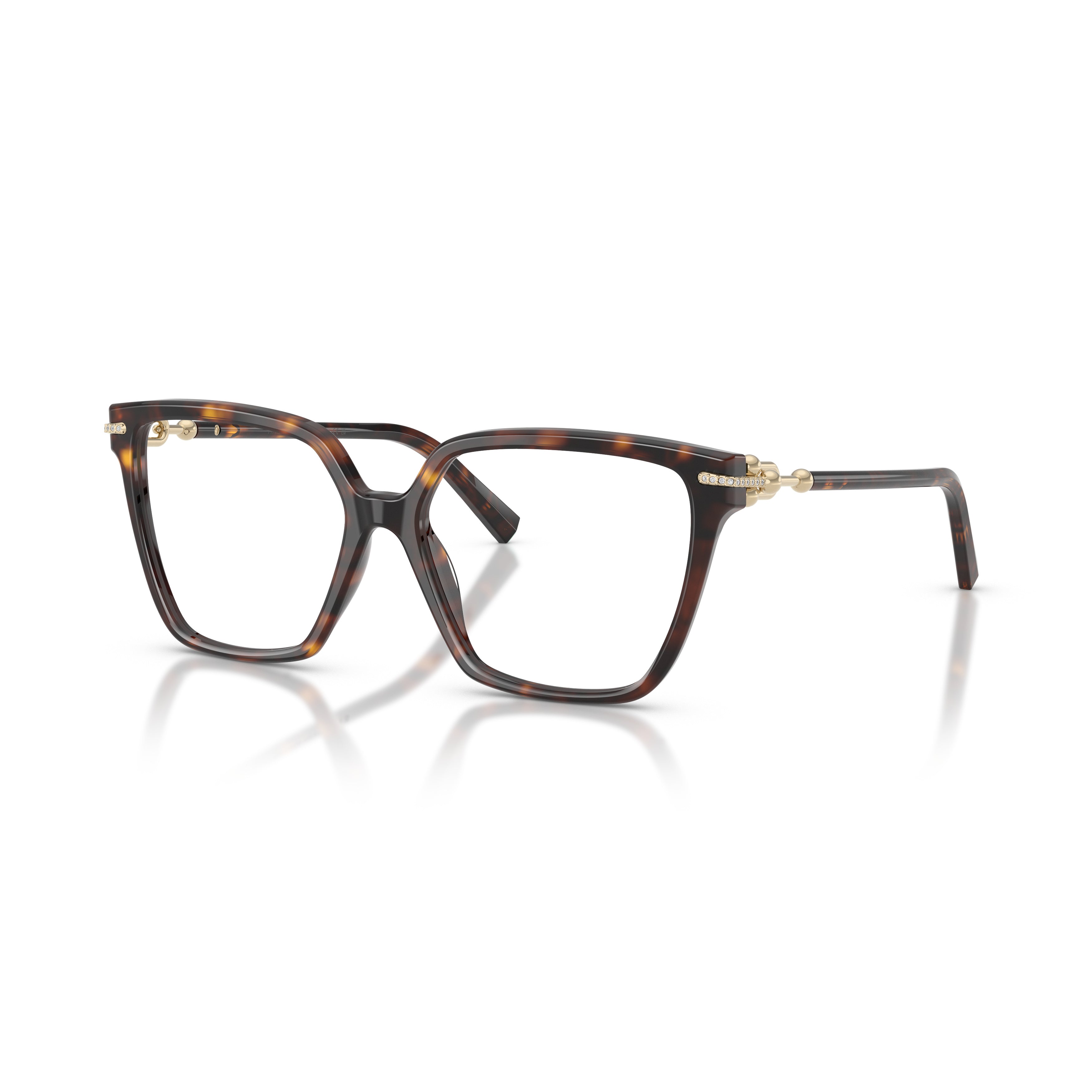 0tf2290bu Bold Oversized Square Frame Tortoiseshell Eyeglasses