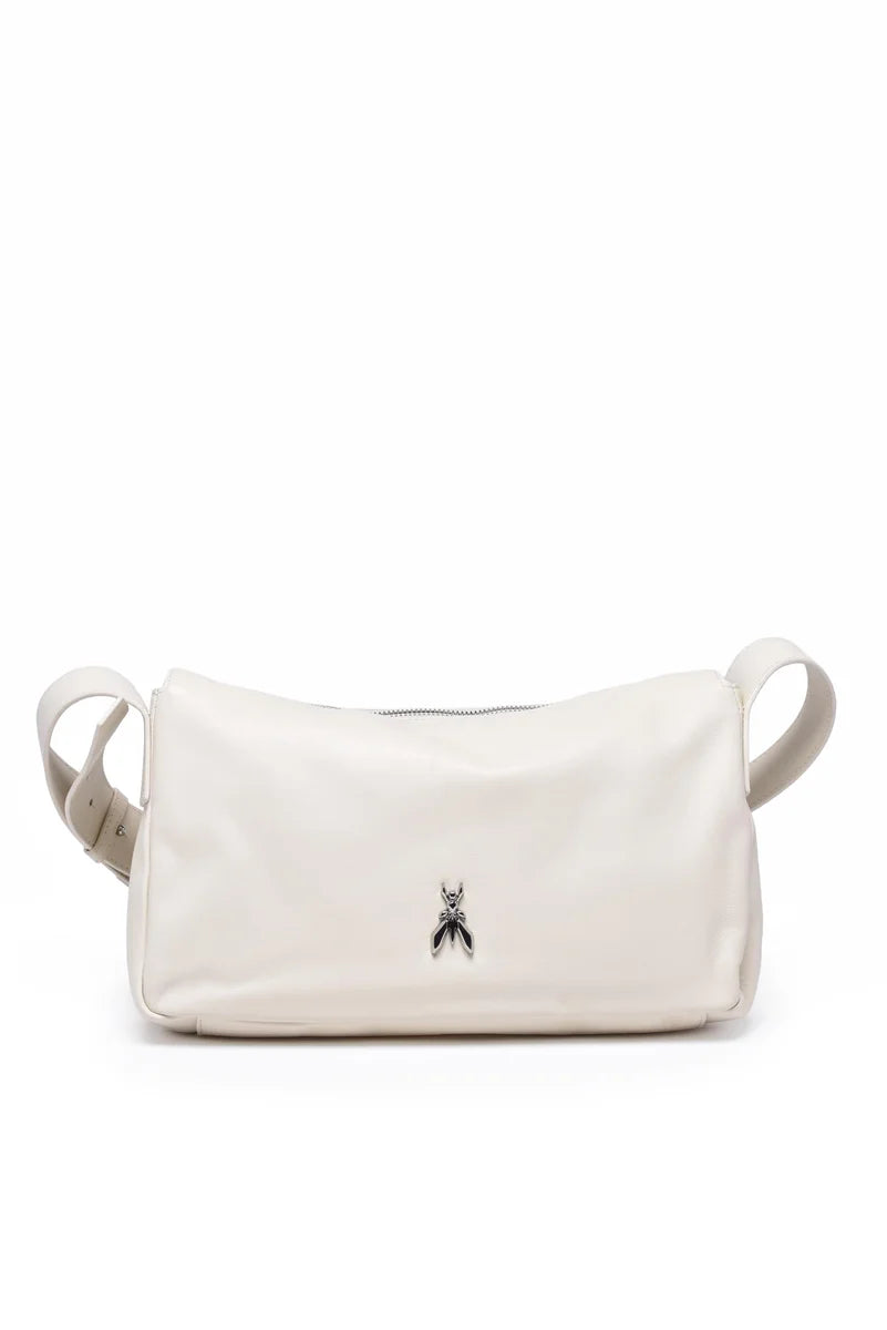 Shoulder Bag Leather - White