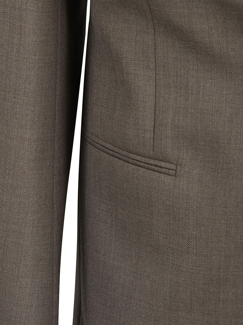 Tailored Wool Jacket With Design
