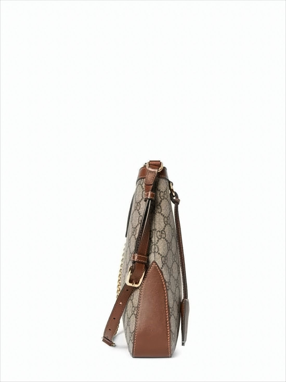 Structured Monogram Canvas Shoulder Bag