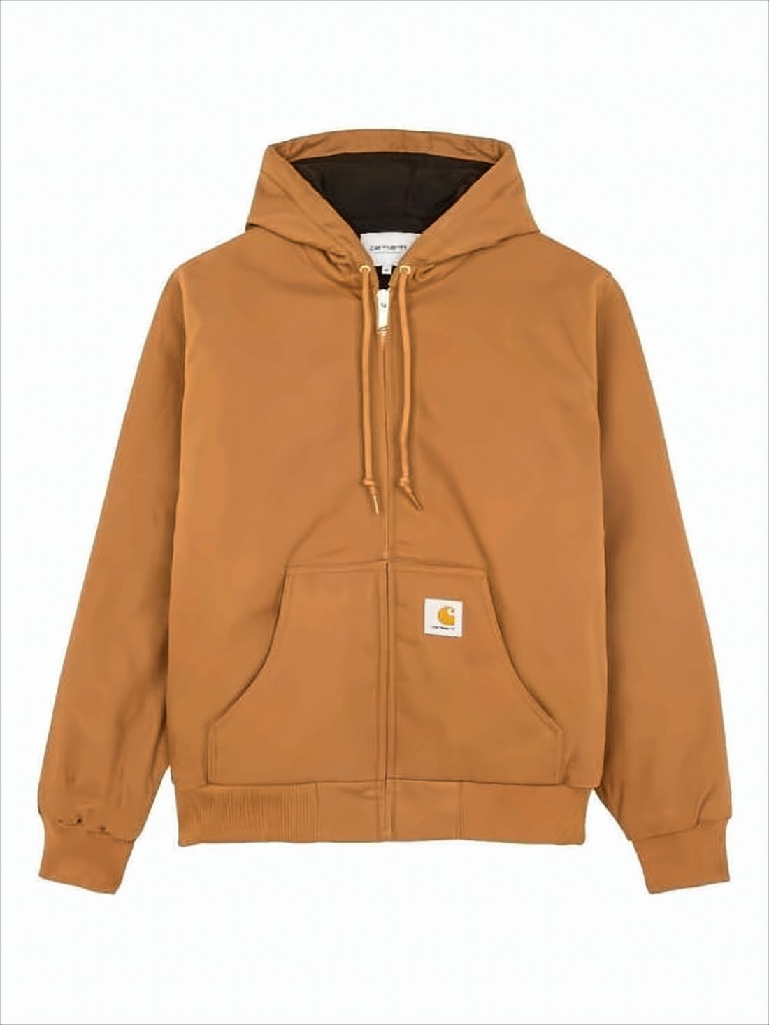 Hooded Zip-Up Jacket with Kangaroo Pocket