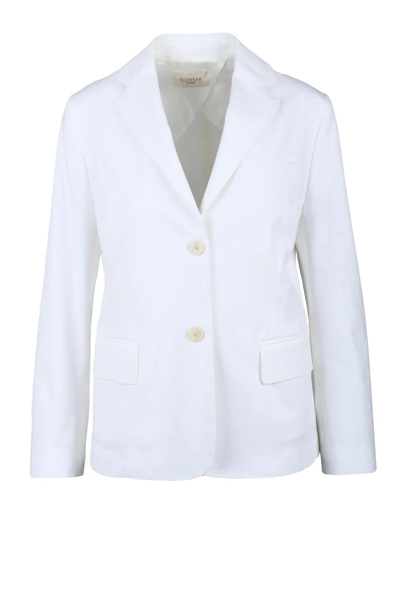 Fitted Jacket - White