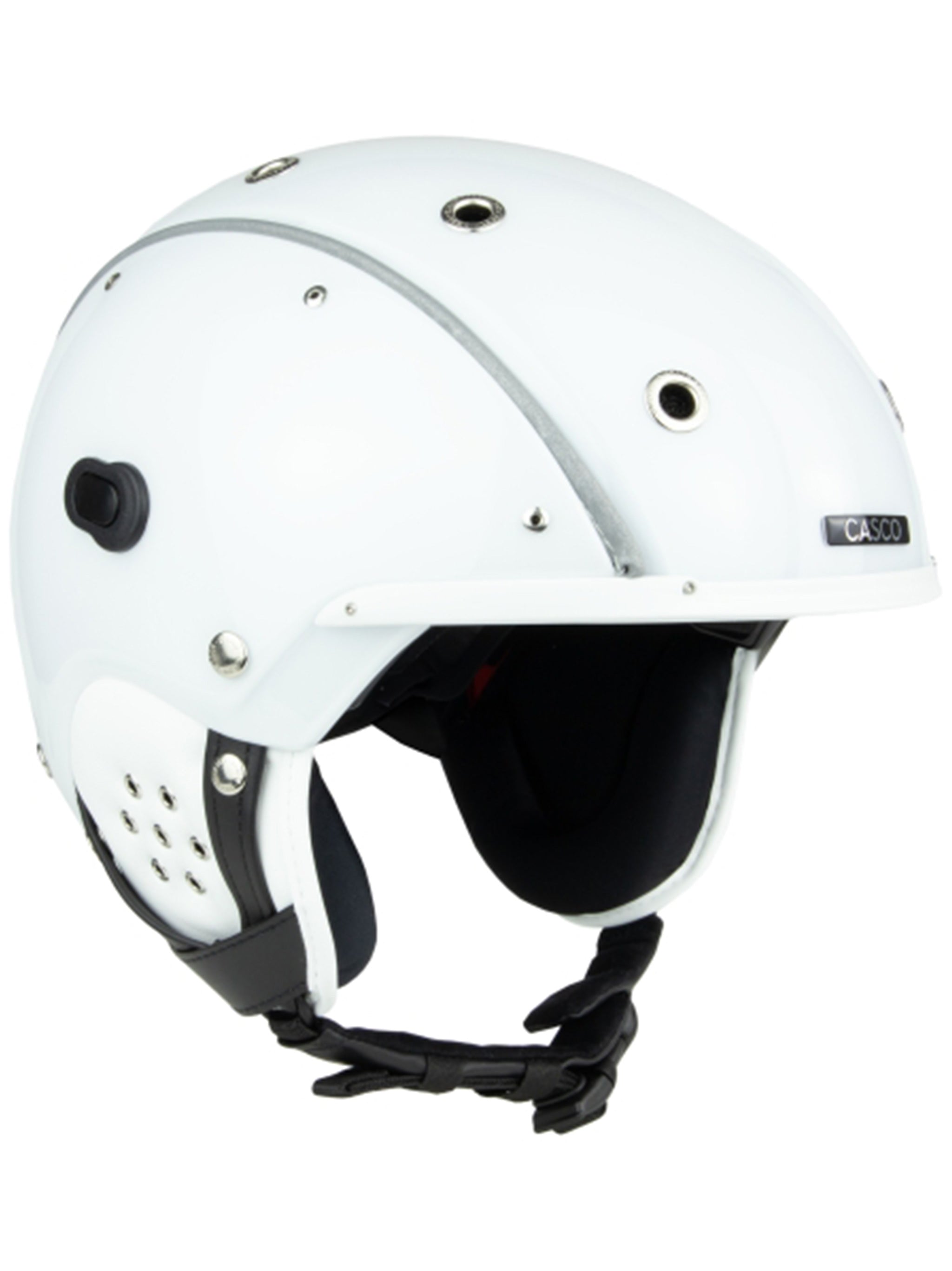 Sp3 Glossy White Ventilated Helmet