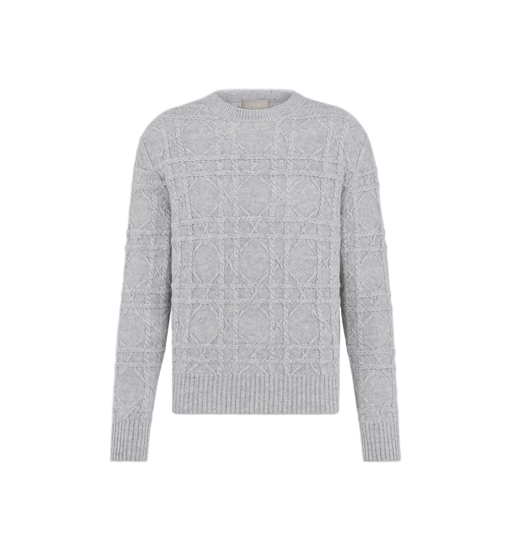 Textured Geometric Pattern Knit Top