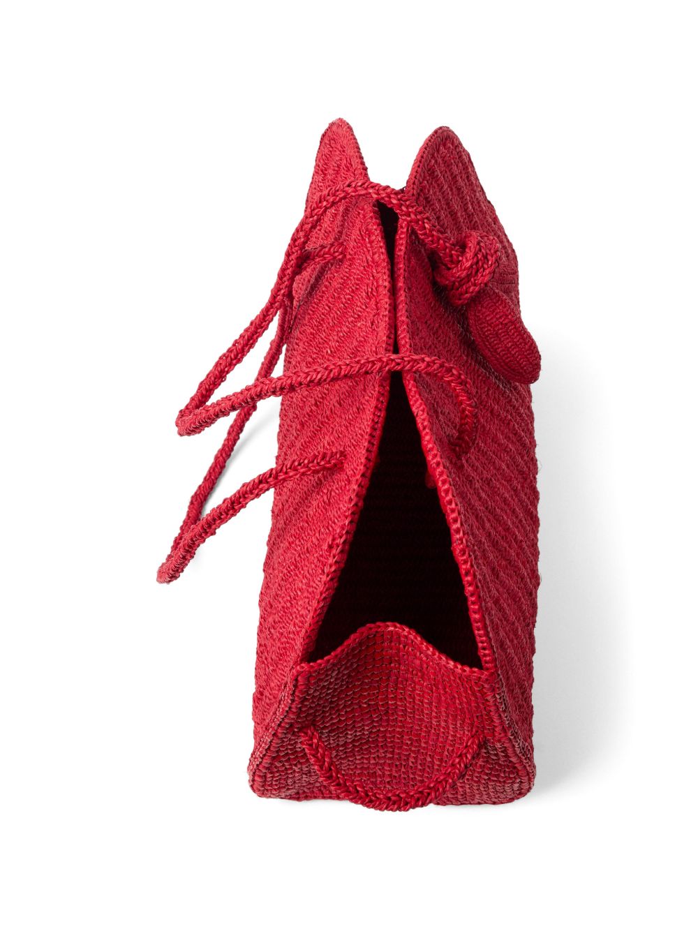 Raffia Top Handle Bag