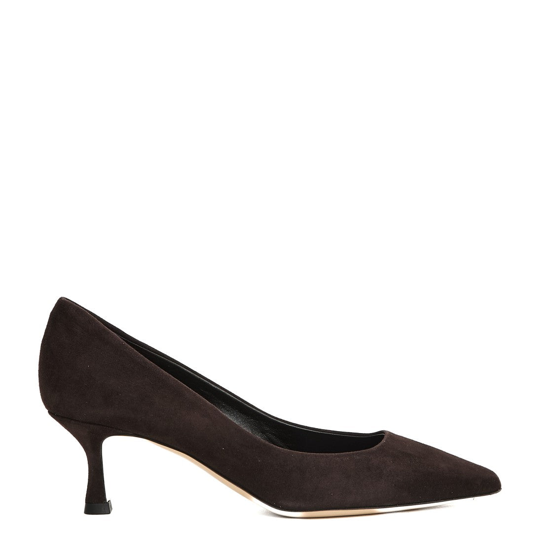 Pump Suede Ebony Heel 55Mm