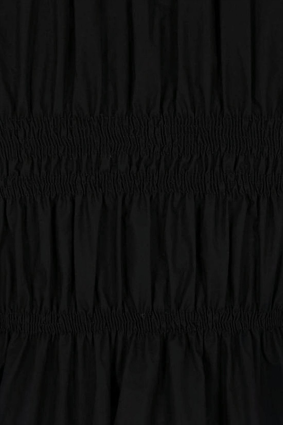 Ruched Waist Blouse with Classic Collar
