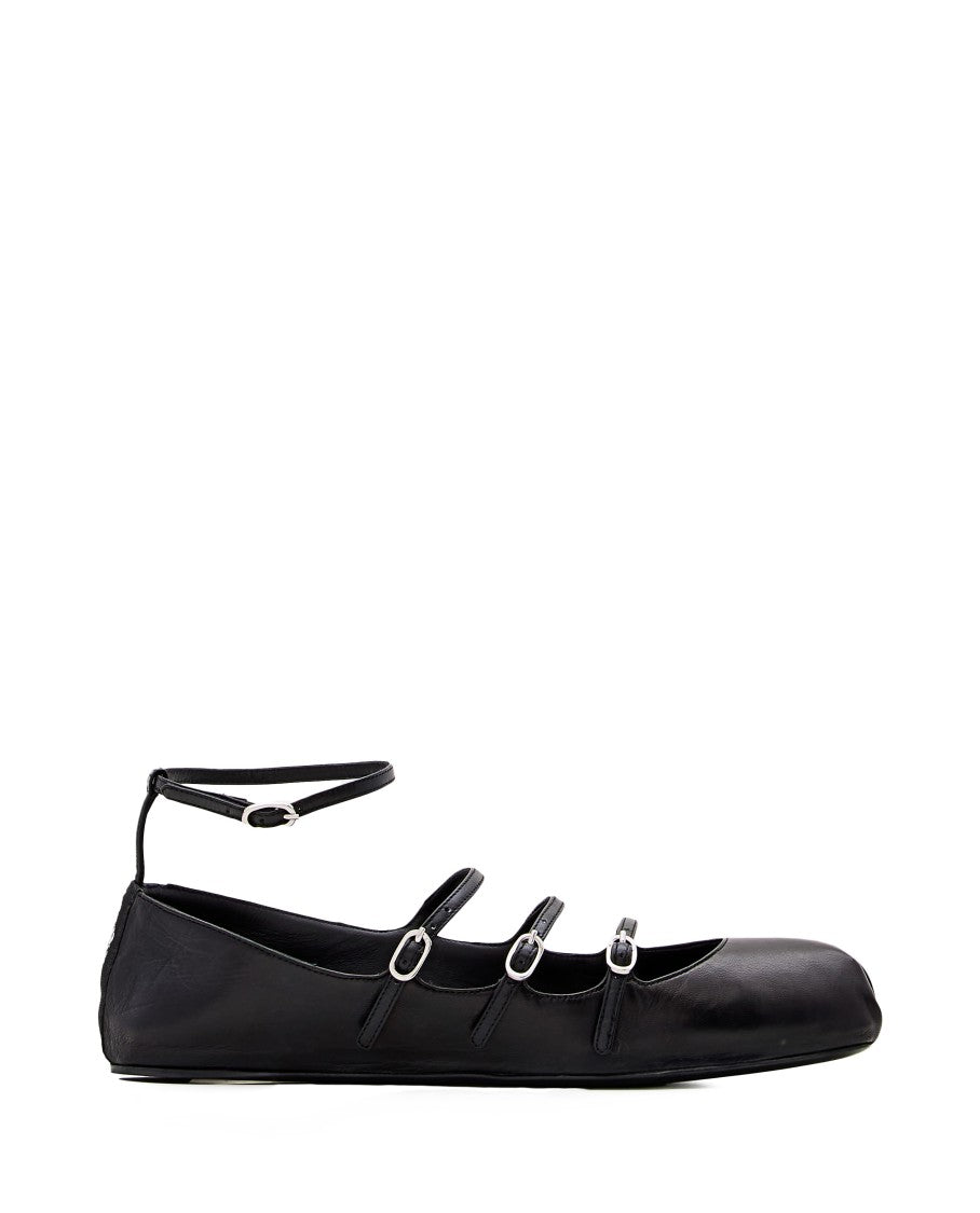 Leather Ballerina Flat