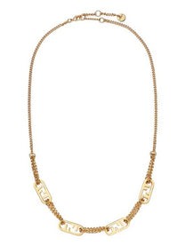 Gold Interlocking Link Necklace