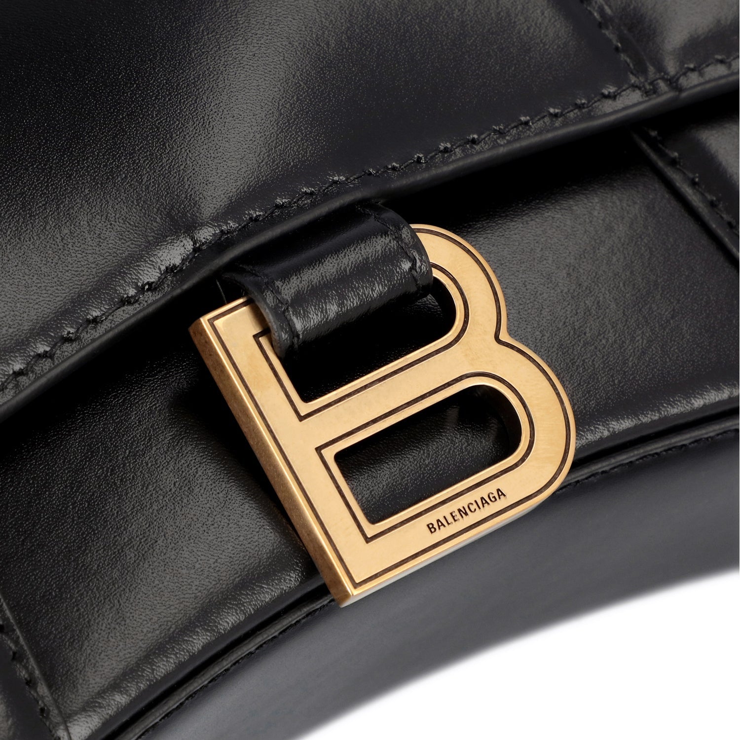 Black Hourglass Xs Handbag