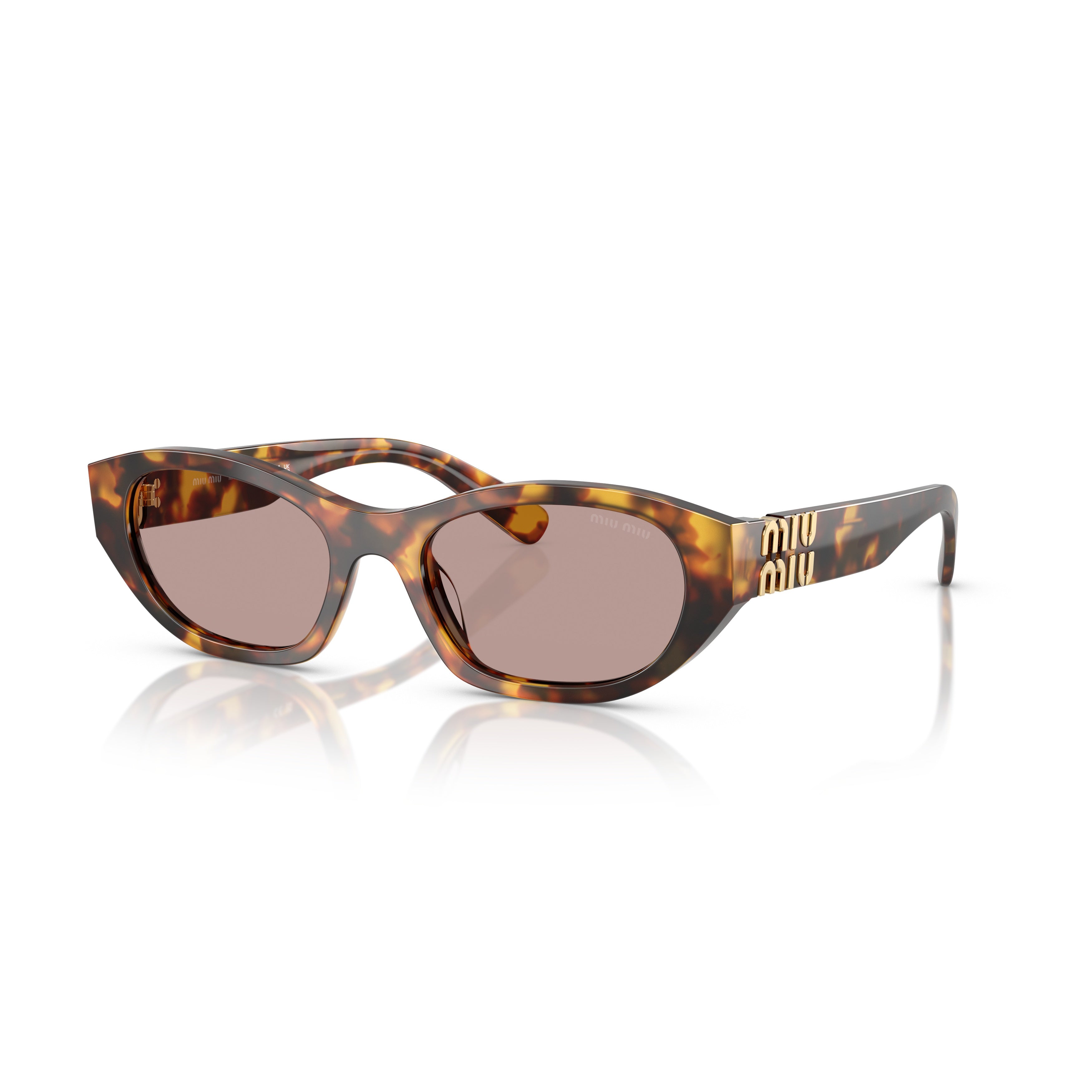 0mu A03s Tortoiseshell Oval Frame Sunglasses