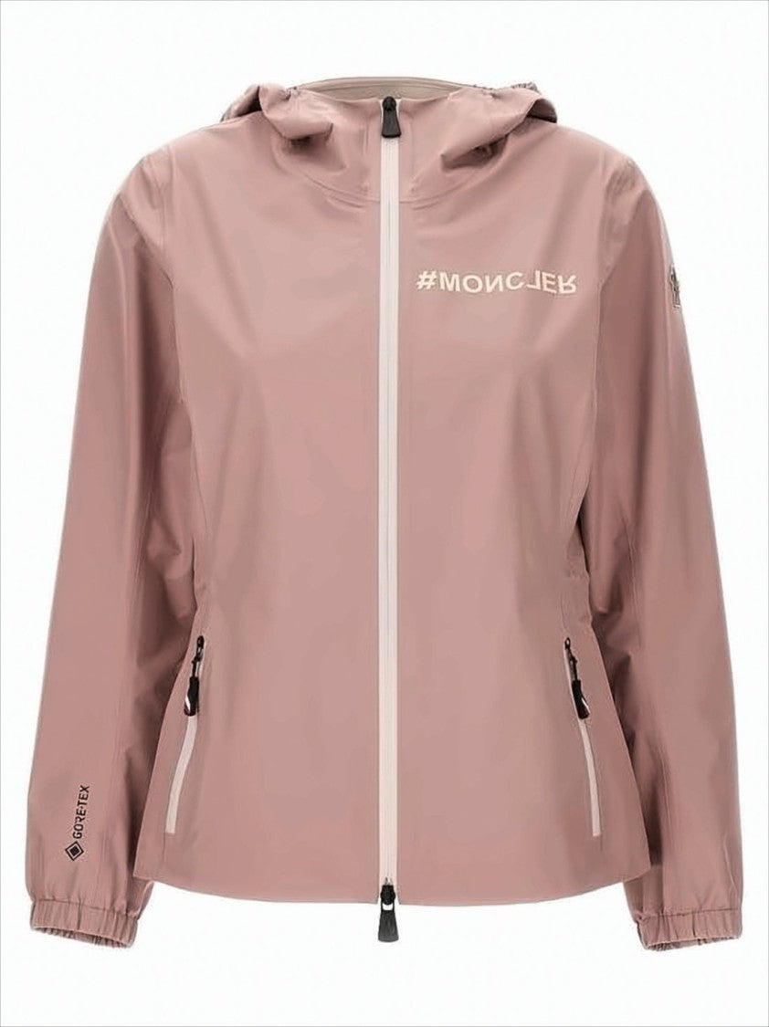 Smooth Matte Finish Pink Moncler Jacket