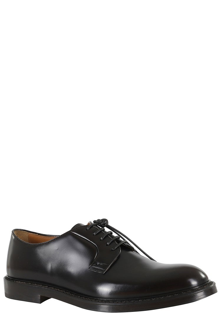 Brushed Leather Derby Shoes