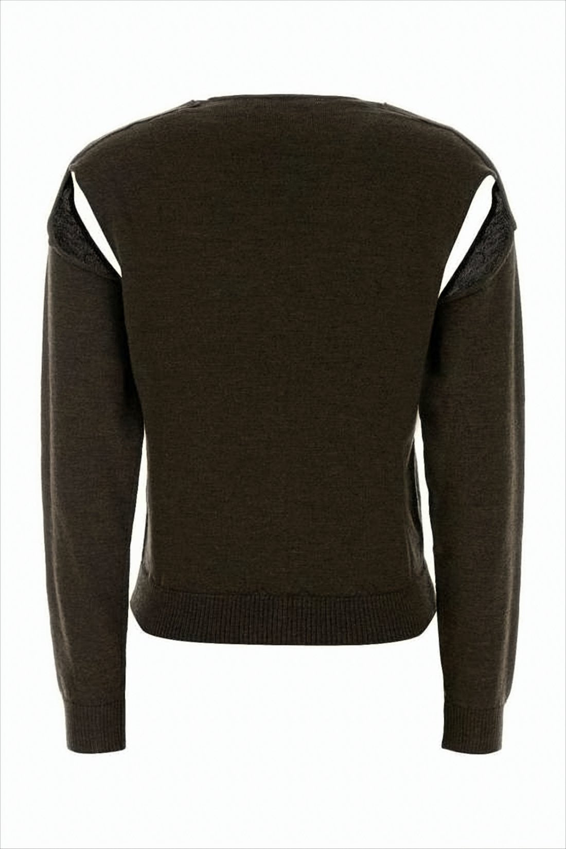 Cropped Merino Wool Cardigan
