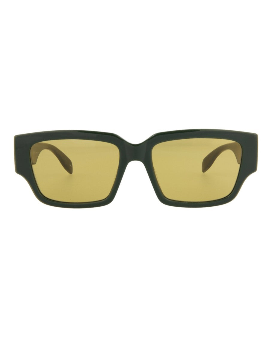 Square/Rectangle-Frame Acetate Sunglasses