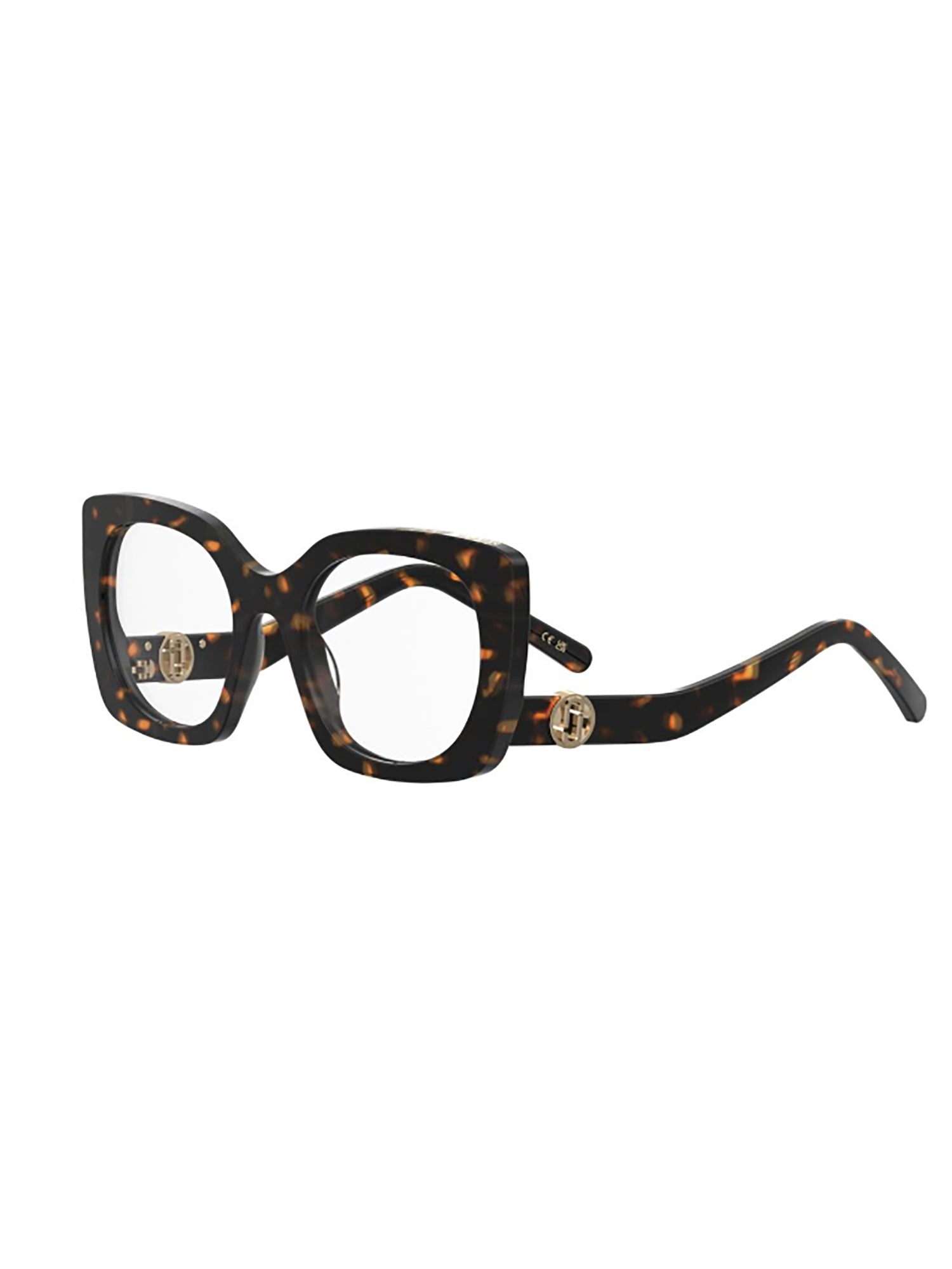 Bold Cat-Eye Optical Frames with Distinctive Logo Detail