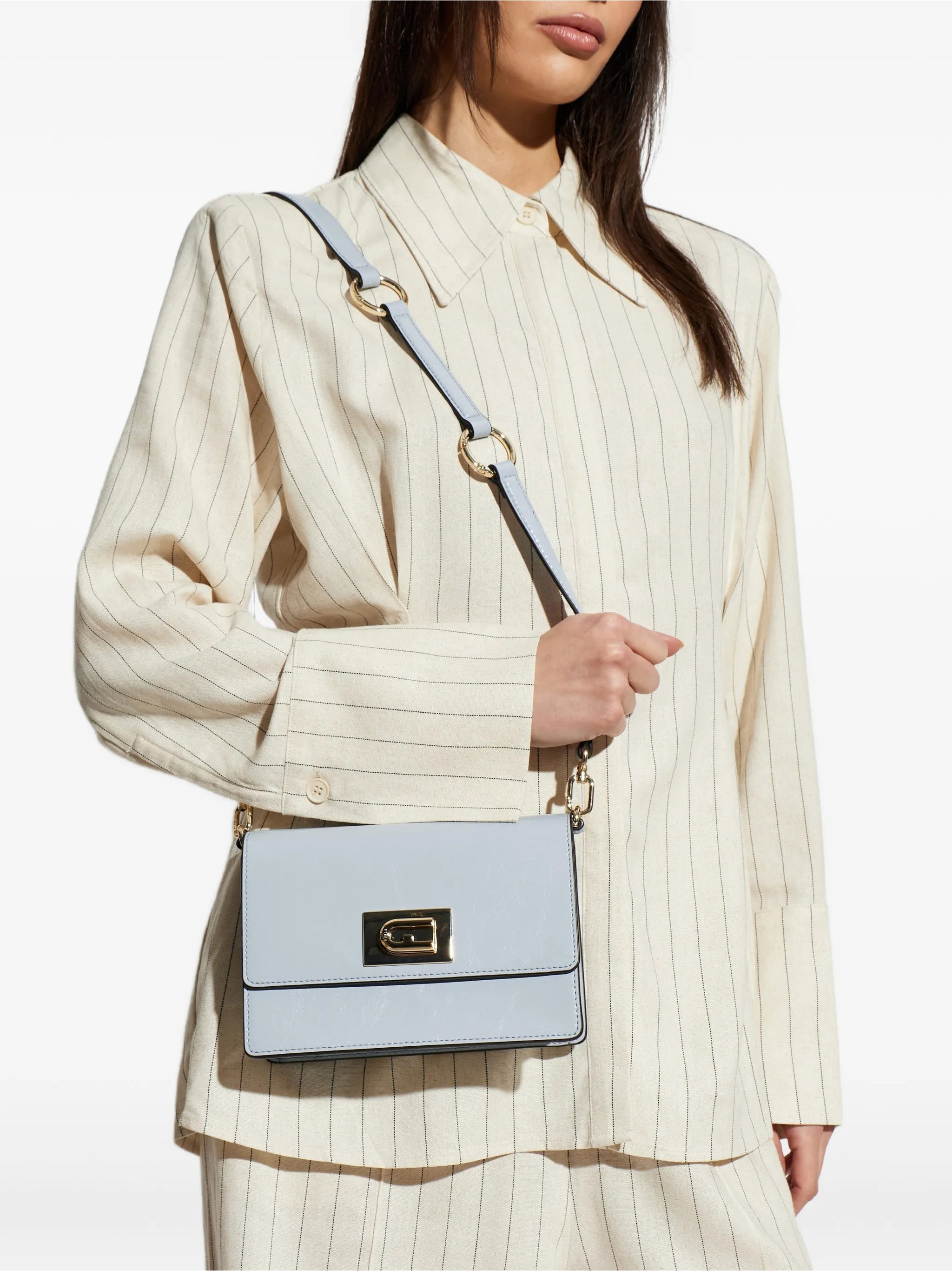 Glossy 1927 Mini Leather Structured Bag