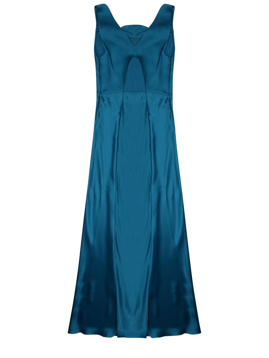 Silk Blend Long Dress
