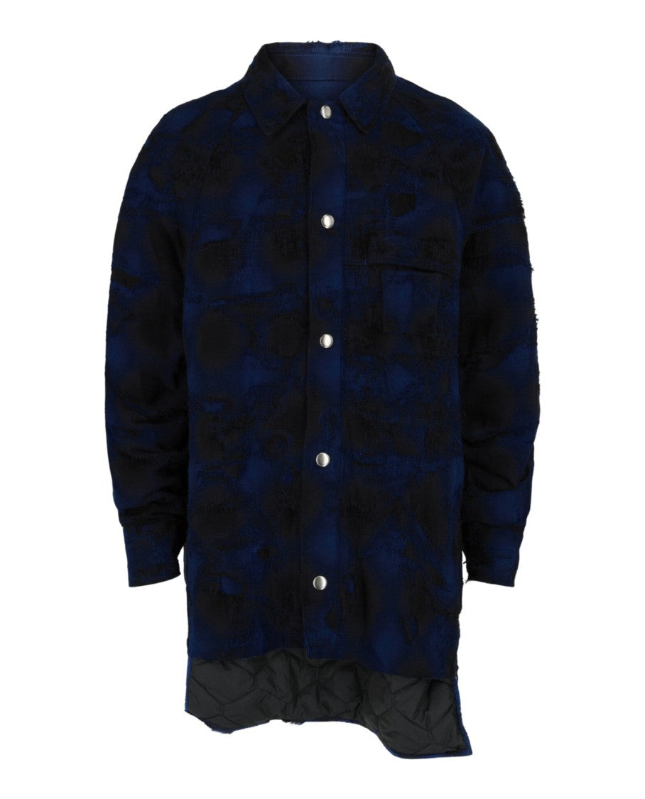 Distressed Hi-Low Jacket