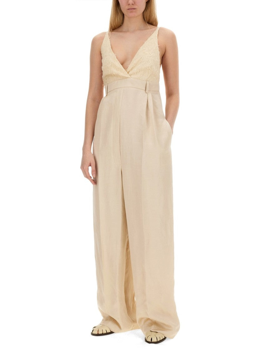 Malfile' Satin Jumpsuit