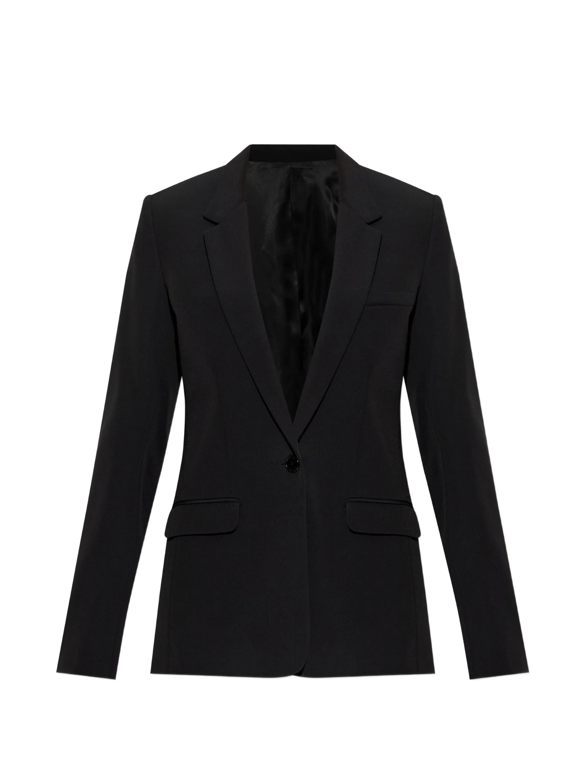 Black Feray Tailored Notched Jacket