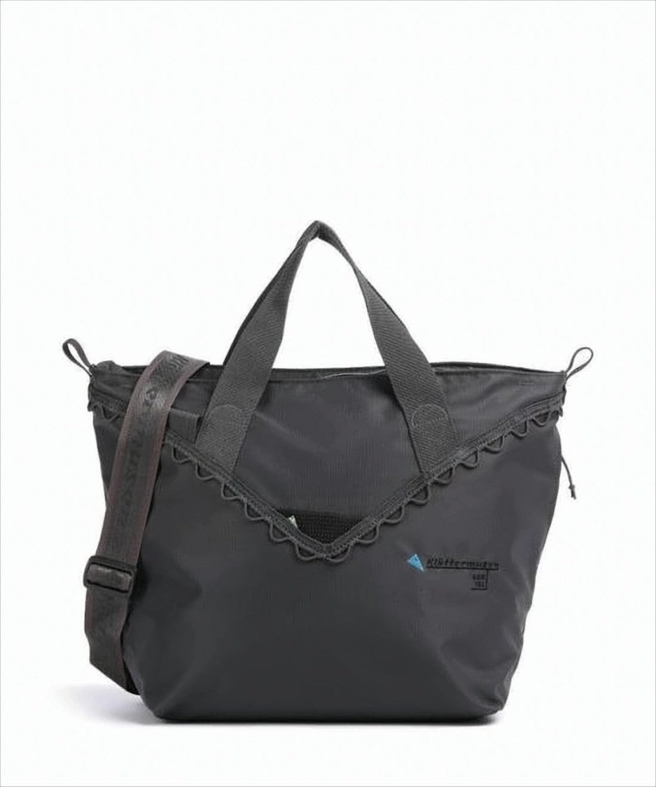 Spacious Black Duffle Bag With Adjustable Strap