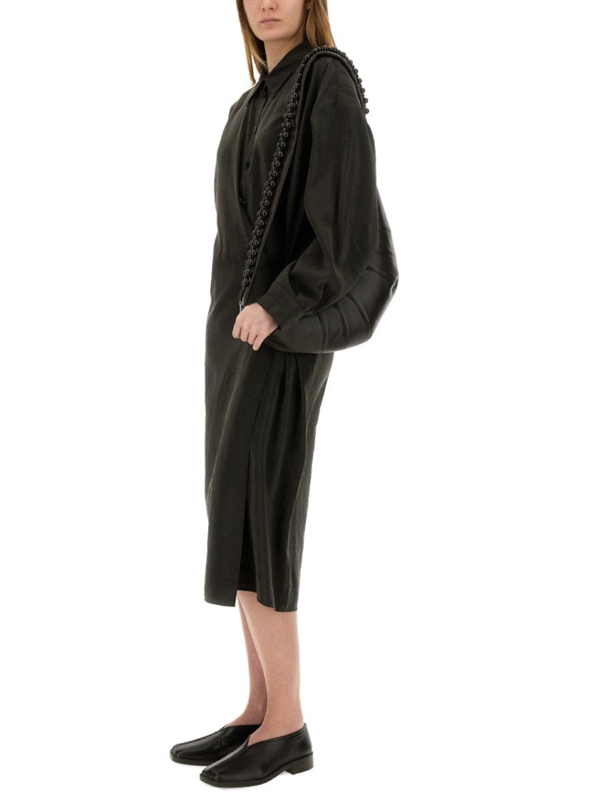 "Straight Collar Twisted" Dress