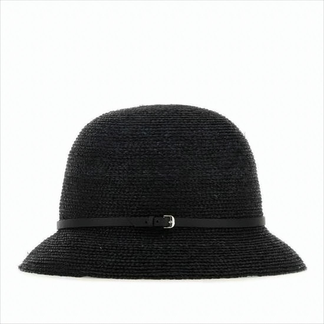 Raffia Hat with Adjustable Leather Band