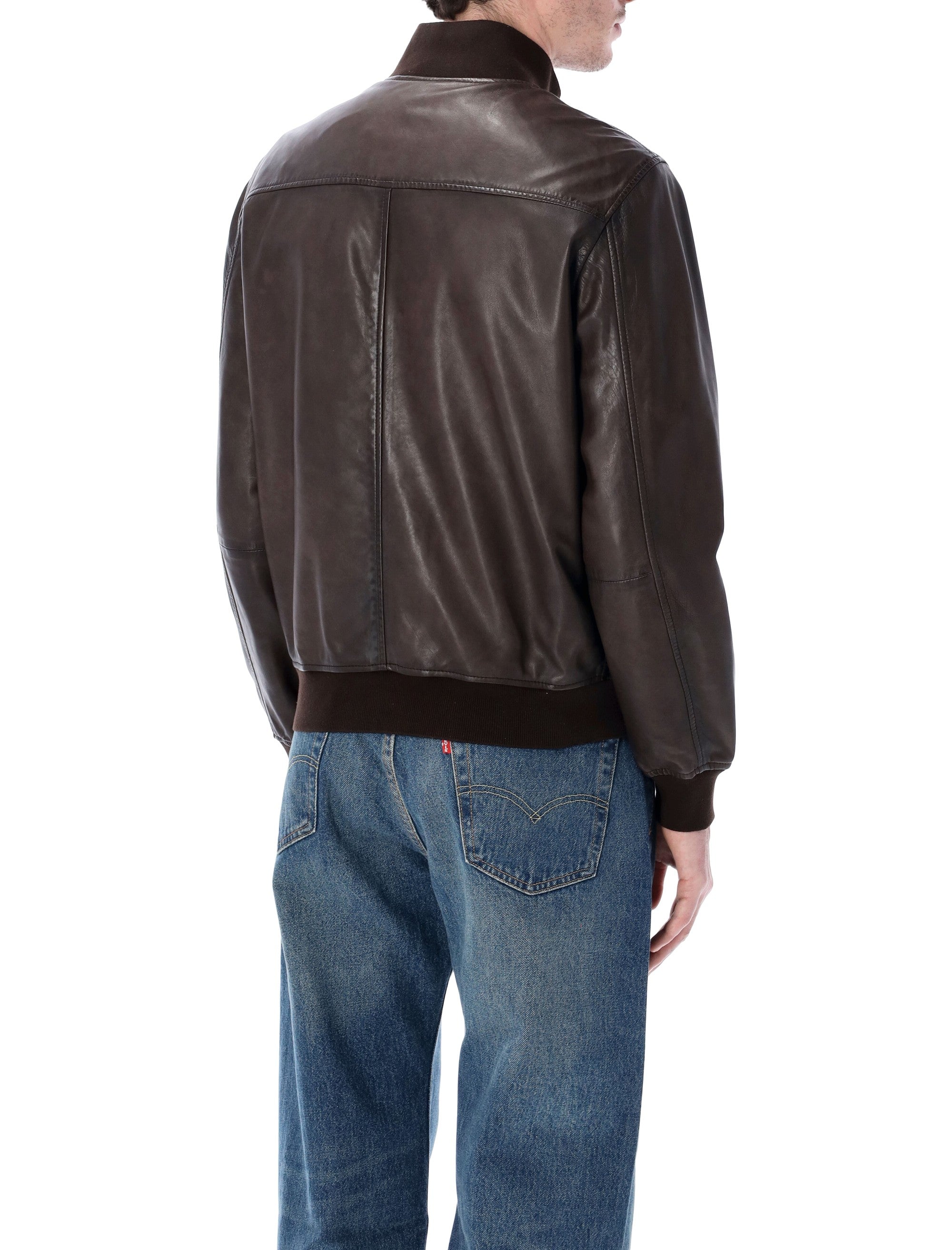 Sword 6.6.44 Leather Bomber Jacket