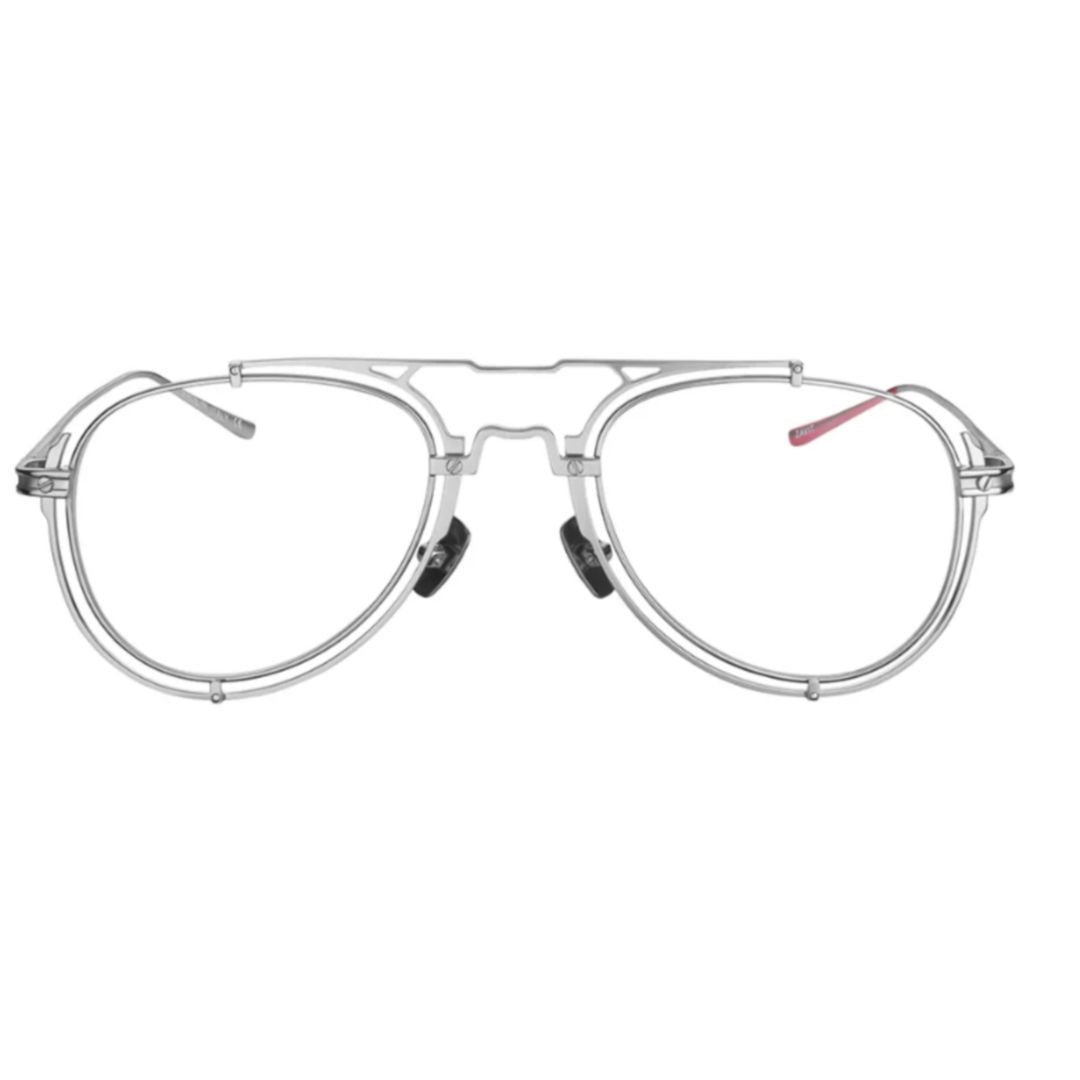 Zavit Zv-3 Titanium Aviator-Inspired Eyeglasses with Double Bridge Design