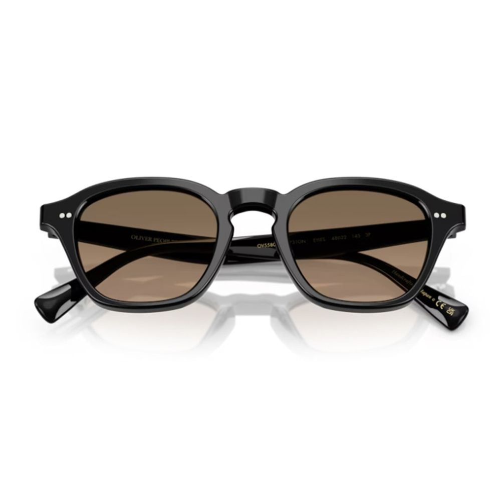 Ov5580Su - Eyles Angular Black Acetate Sunglasses