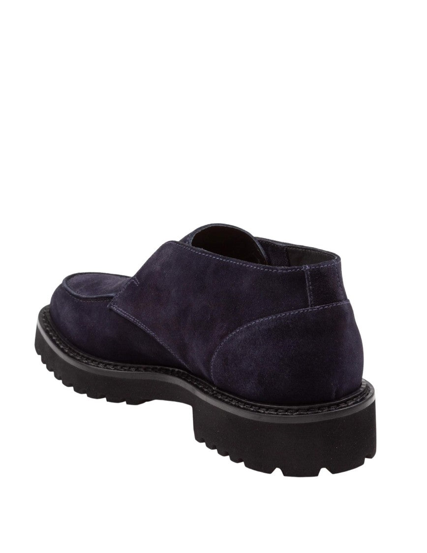 Adler Chukka Ankle Boot In Blue Suede