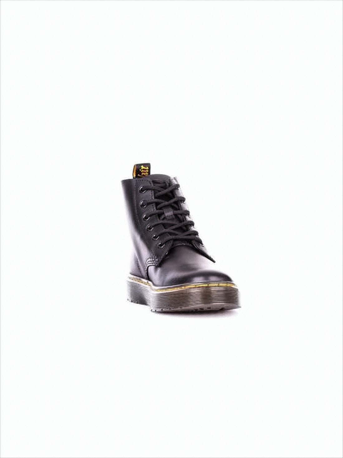Smooth Leather Ankle Boots with Lace-up Closure