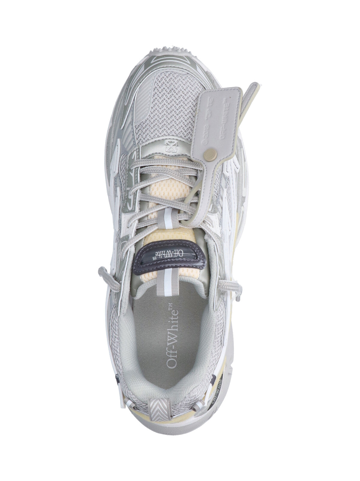 Grey Contemporary Mesh Upper Sneakers