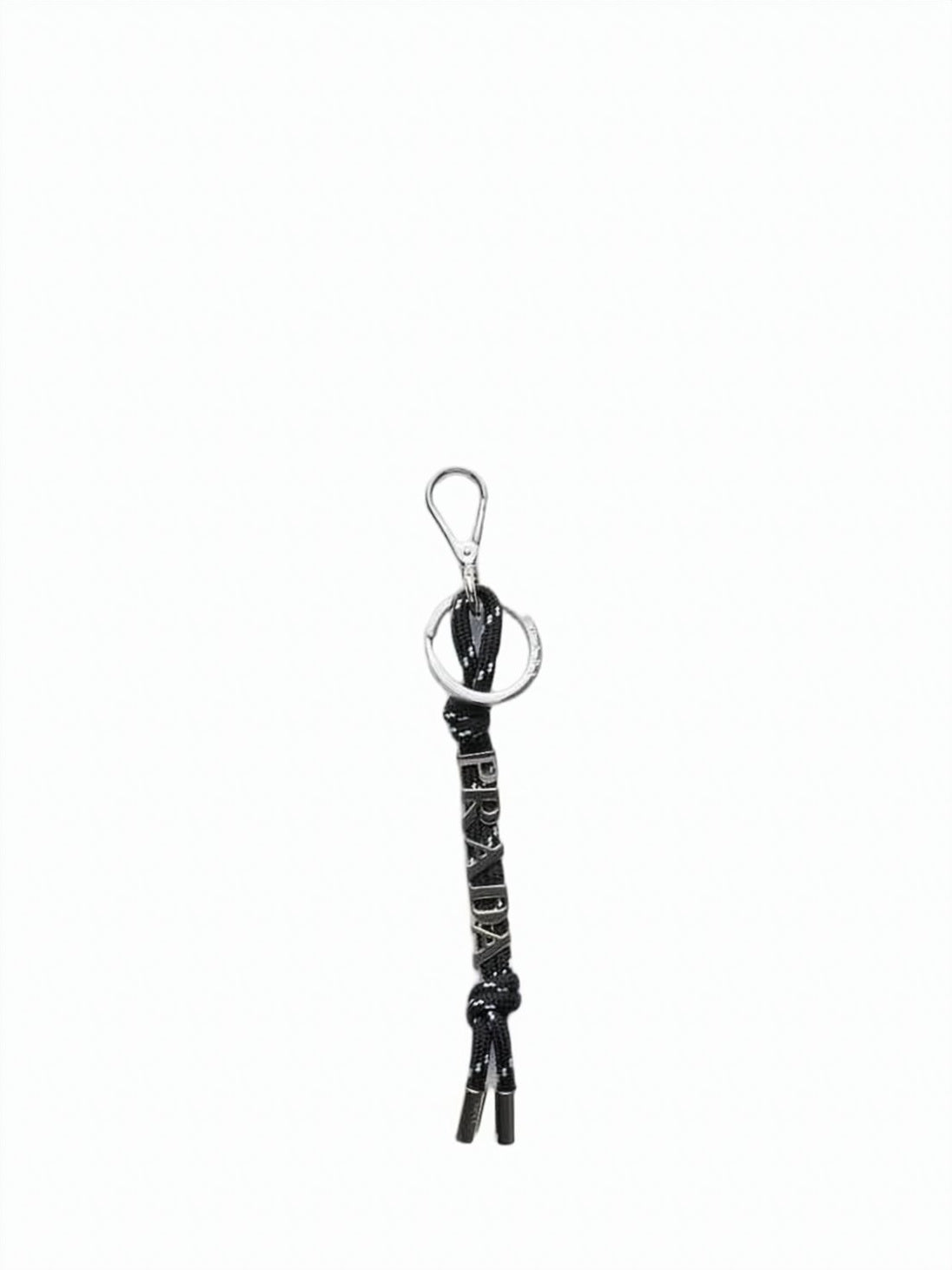 Recycled Polyester Keyring With Metallic Detailing