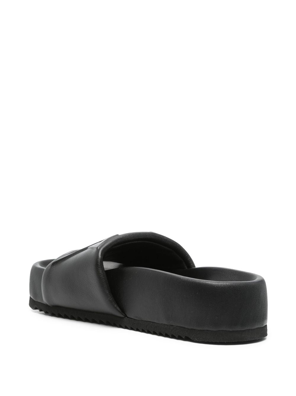 Black Rubber Sandals