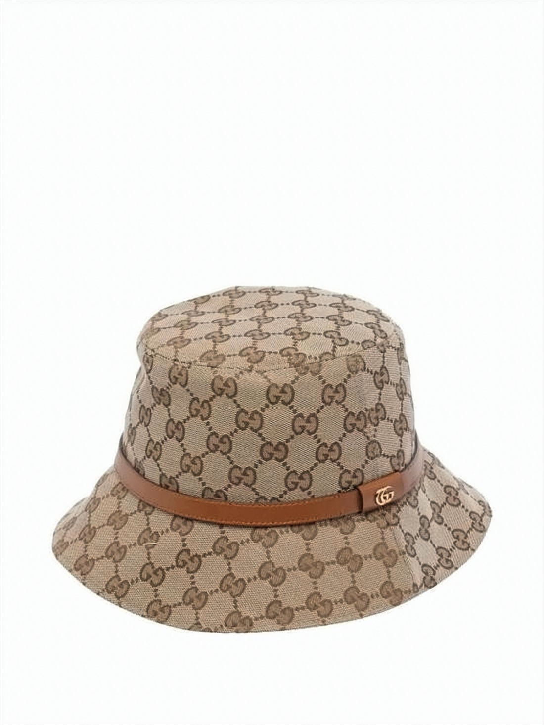 GG Canvas Bucket Hat with Monogram Pattern