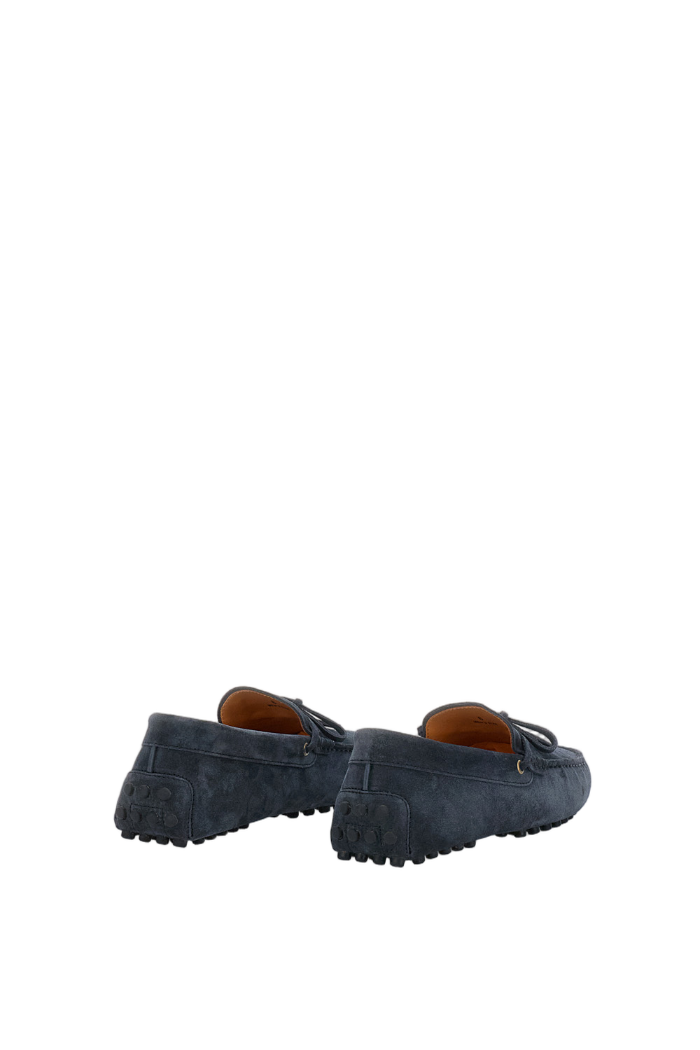 Blue Gommino Nubuck Loafers