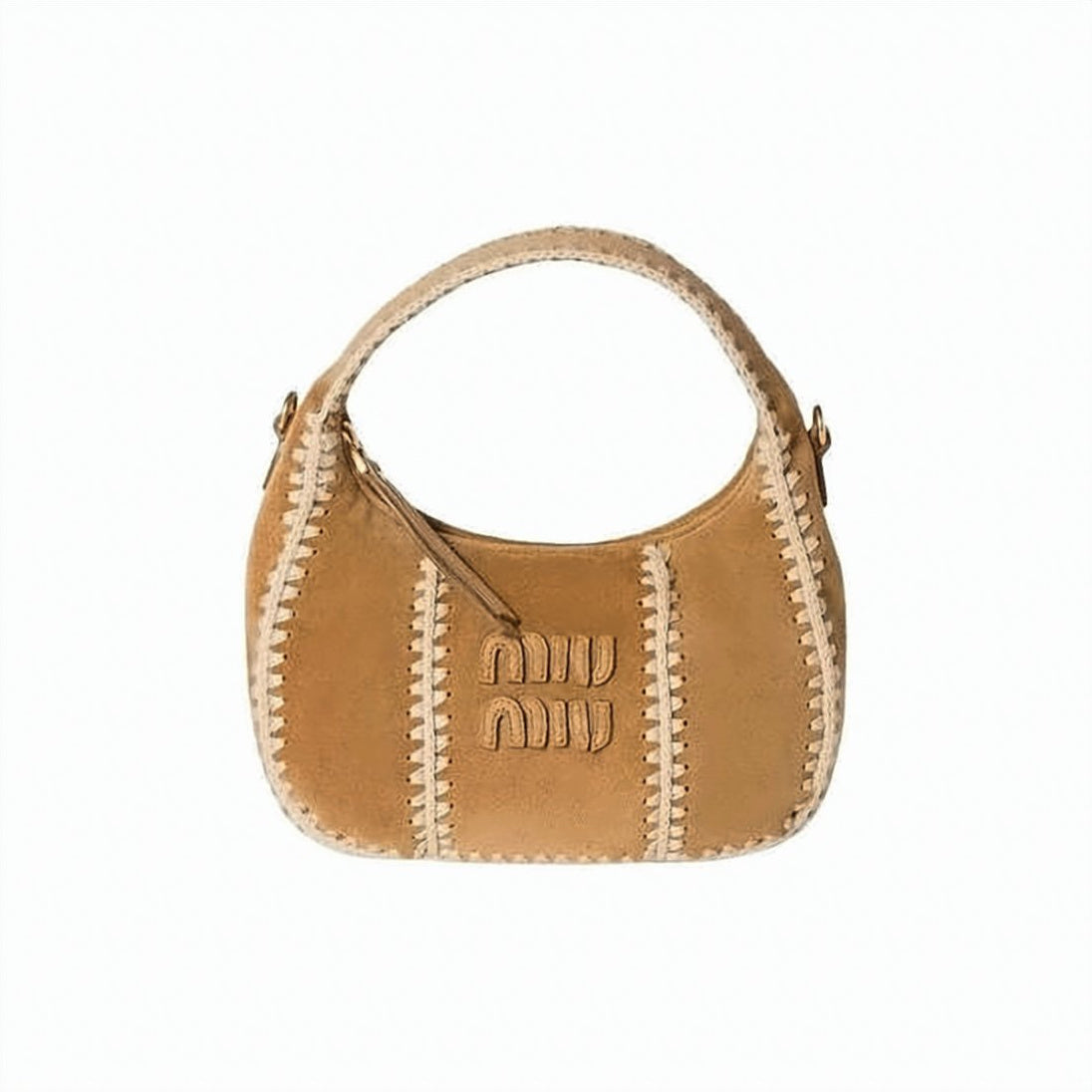 Structured Calf Leather Crossbody Bag