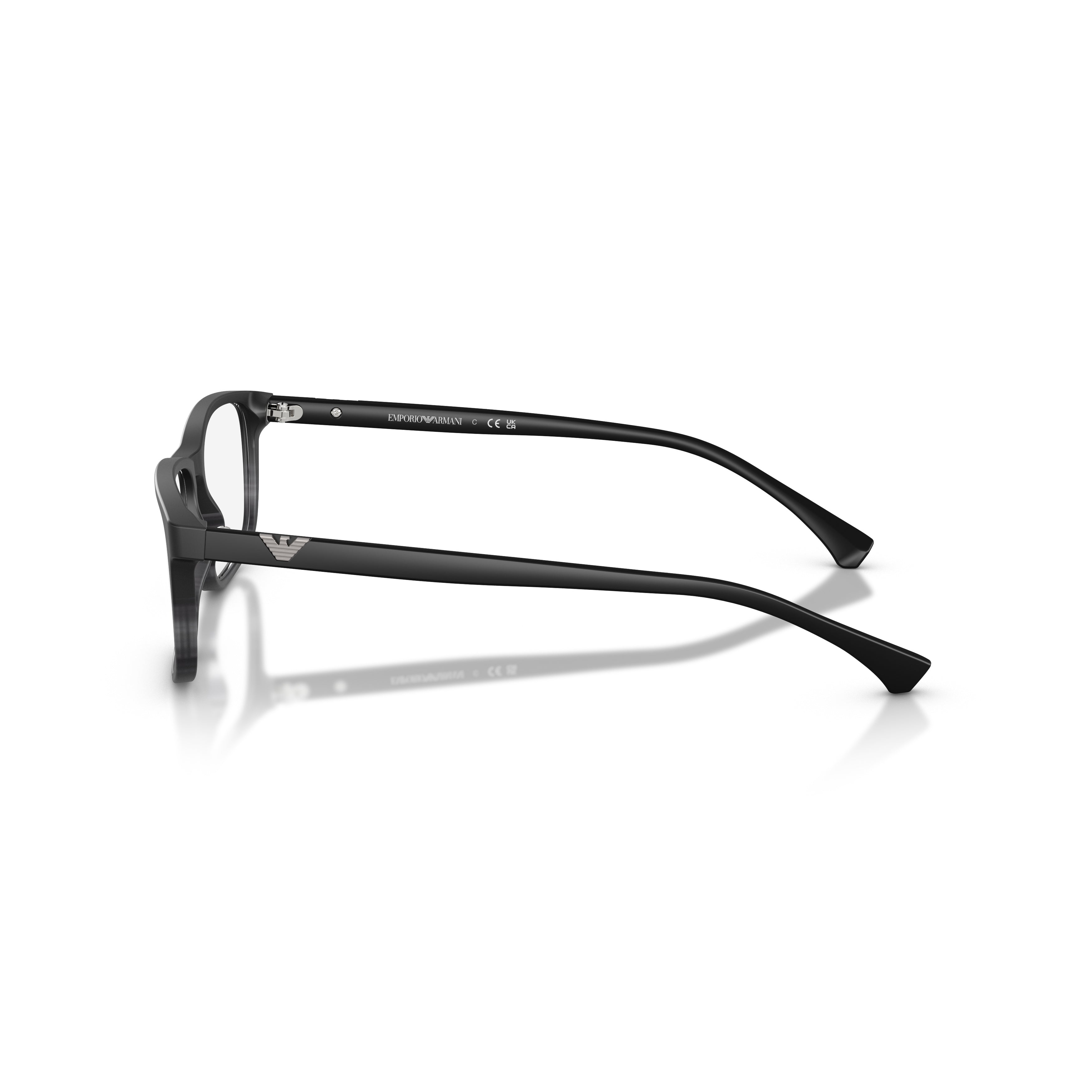 0ea3098 Matte Black Rectangular Acetate Eyeglasses