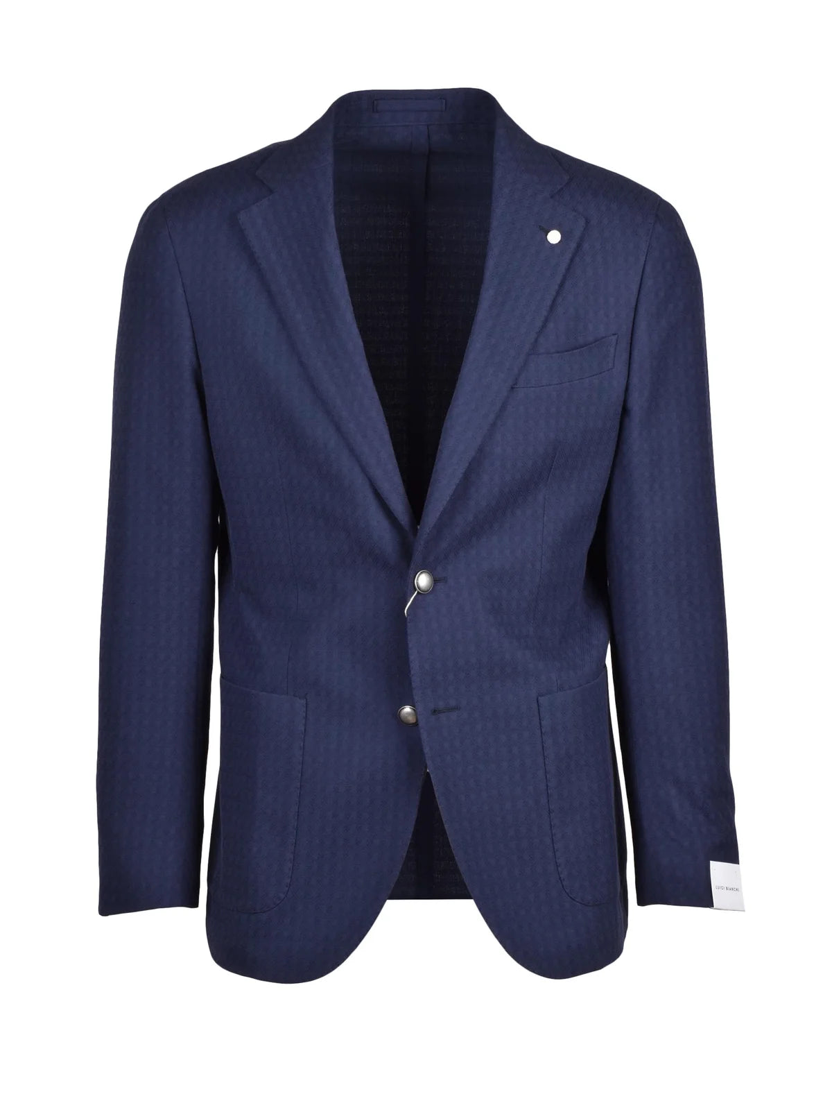 Cotton Embroidered Jacket - Blue