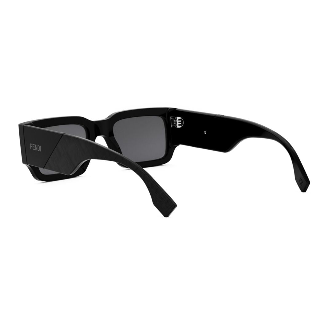 Fe40131i Bold Rectangular Acetate Sunglasses