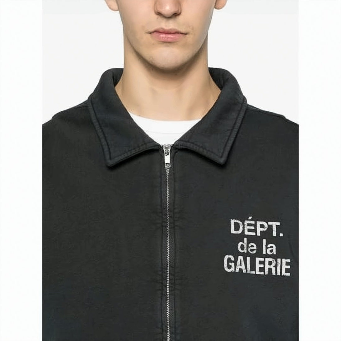 Relaxed Fit Zip-Up Hooded Sweatshirt