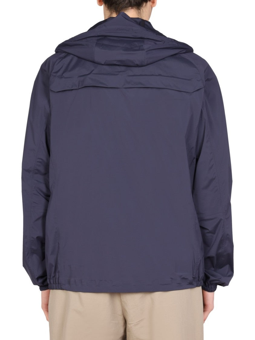 Tall Hooded Neck Nylon Jacket