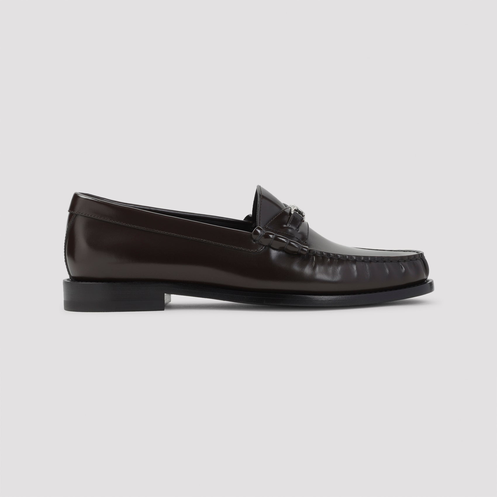 Triomphe 15 Brown Bull Leather Loafers