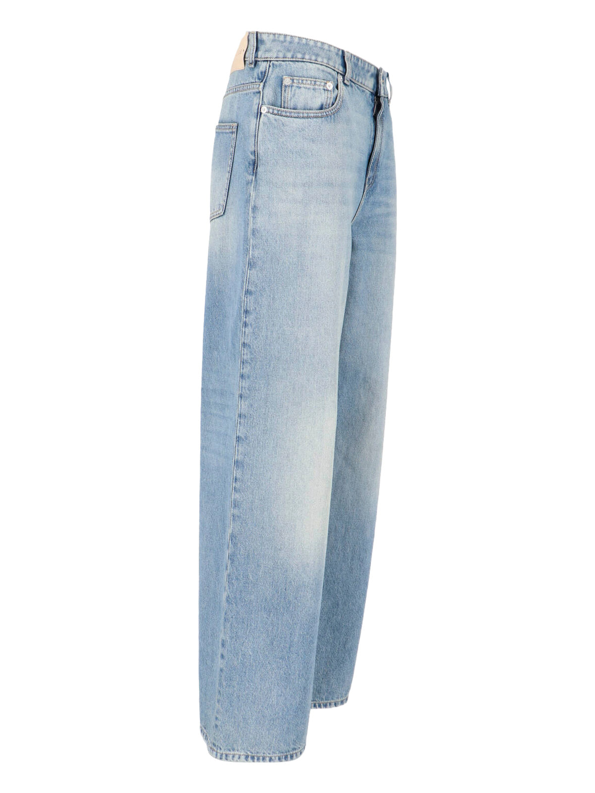 Wide-Leg Jeans – Light Blue