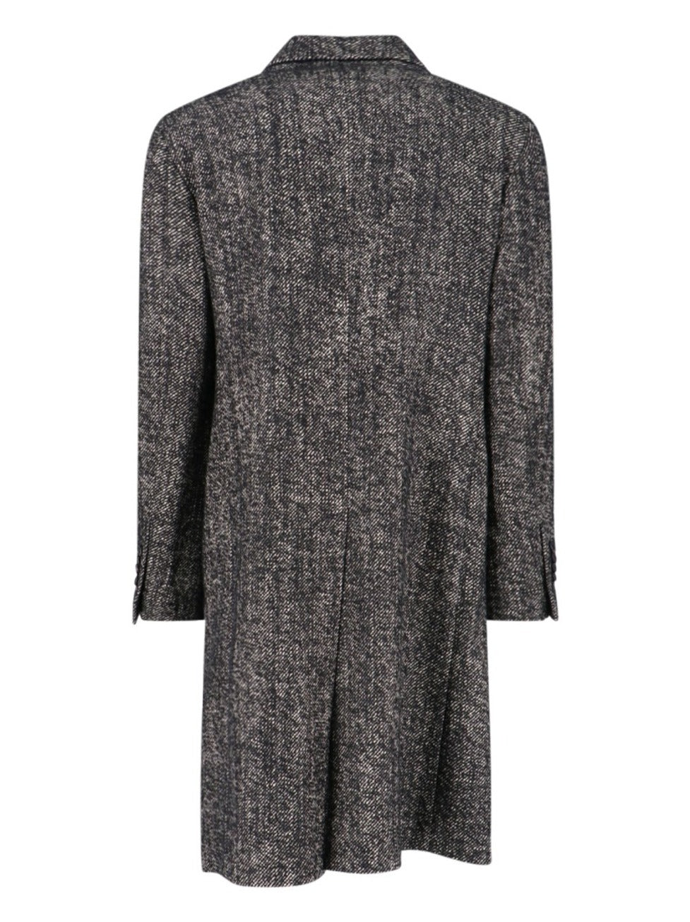 "Pino Lerario" Double-Breasted Coat Black